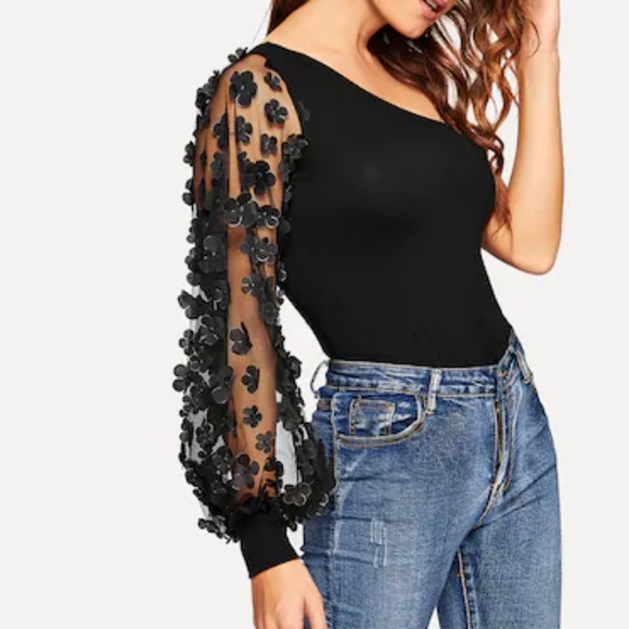 One Shoulder Sheer Top SPRING PREVIEW! - Picture 2 of 8